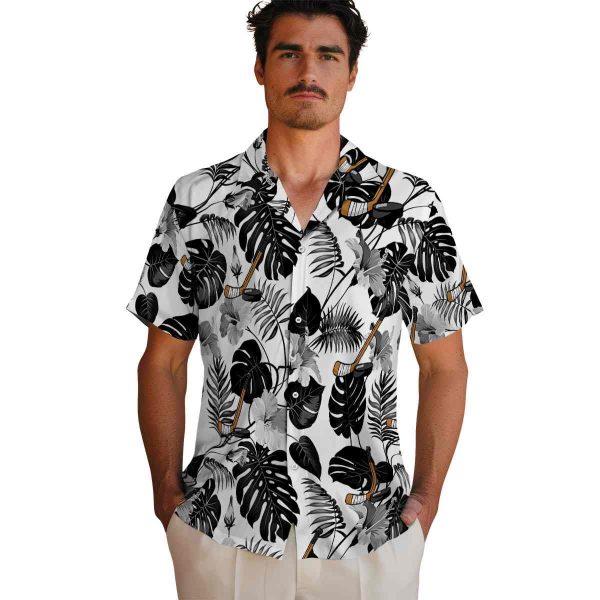 Hockey Tropical Plants Hawaiian Shirt High quality