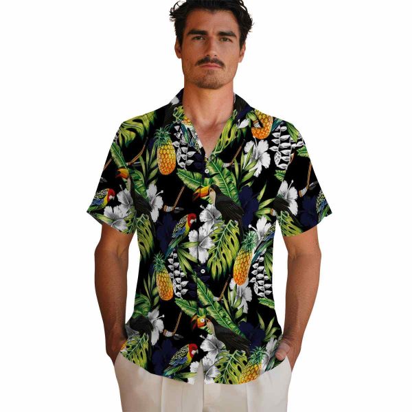 Hockey Tropical Toucan Hawaiian Shirt High quality