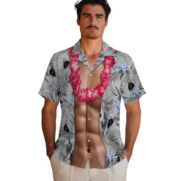 Horror Chest Illusion Hawaiian Shirt High quality