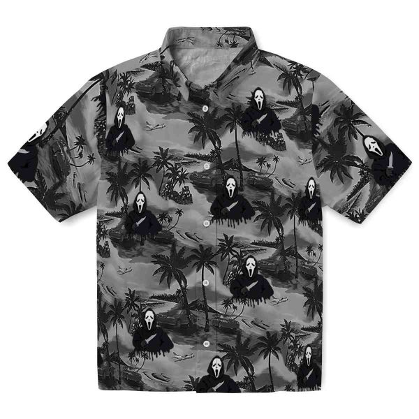 Horror Coastal Palms Hawaiian Shirt Best selling