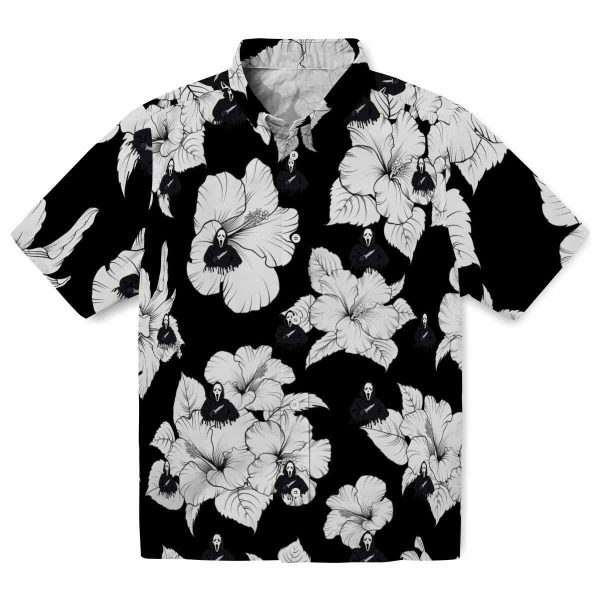 Horror Hibiscus Blooms Hawaiian Shirt Best selling