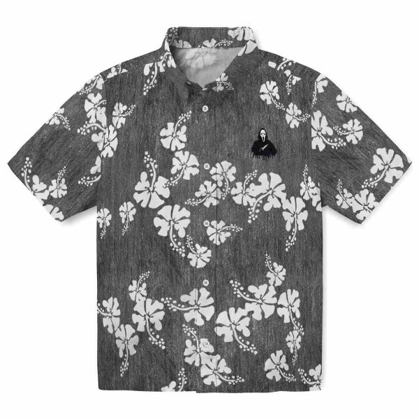 Horror Hibiscus Clusters Hawaiian Shirt Best selling