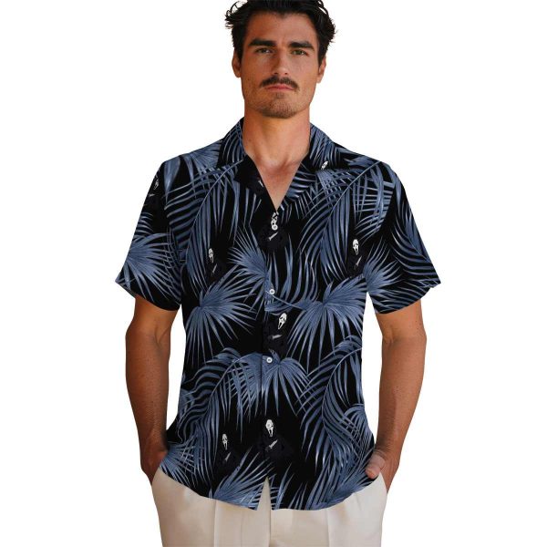 Horror Leafy Palms Hawaiian Shirt High quality