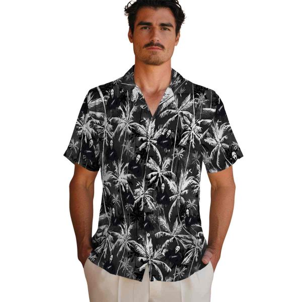 Horror Palm Pattern Hawaiian Shirt High quality