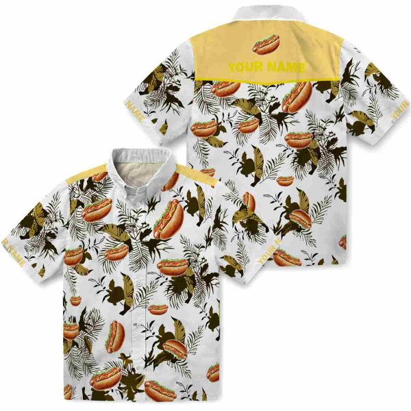 Hot Dog Botanical Theme Hawaiian Shirt Latest Model