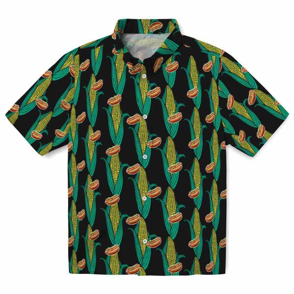 Hot Dog Corn Motifs Hawaiian Shirt Best selling