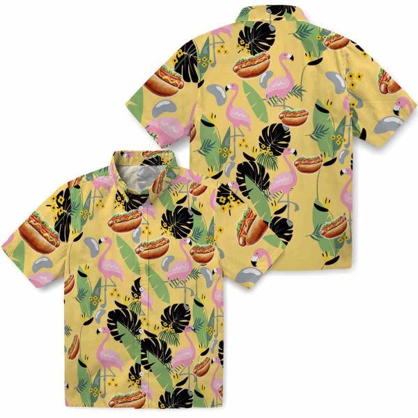 Hot Dog Flamingo Leaves Hawaiian Shirt Latest Model