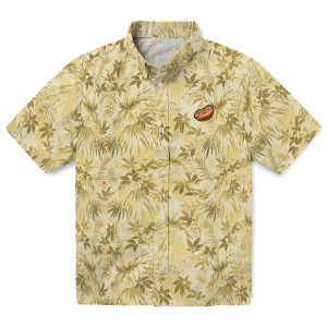 Hot Dog Leafy Pattern Hawaiian Shirt Best selling