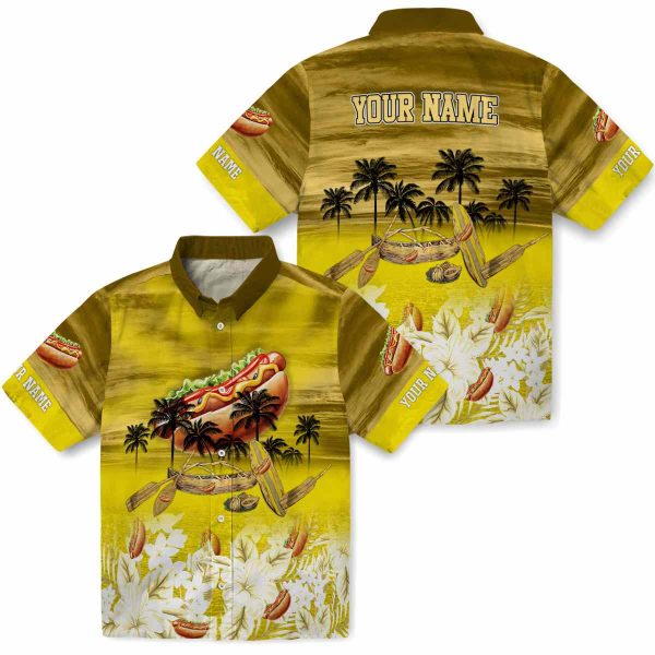 Hot Dog Tropical Canoe Hawaiian Shirt Latest Model