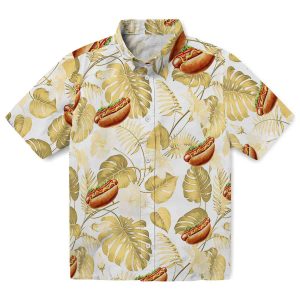 Hot Dog Tropical Plants Hawaiian Shirt Best selling