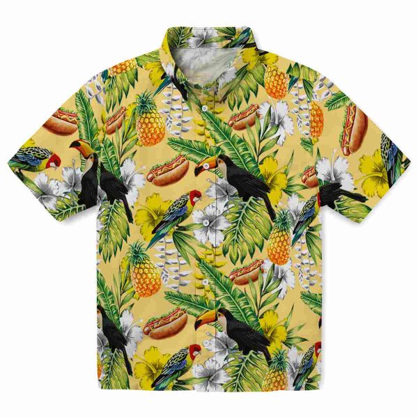 Hot Dog Tropical Toucan Hawaiian Shirt Best selling