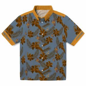 Ironworker Botanical Print Hawaiian Shirt Best selling