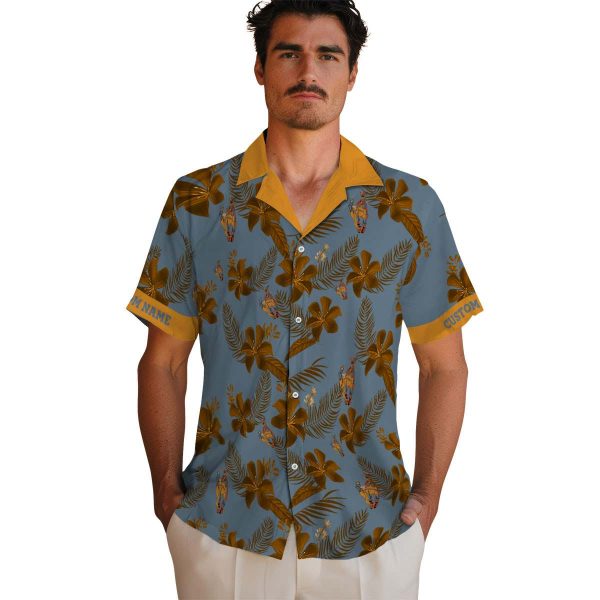 Ironworker Botanical Print Hawaiian Shirt High quality