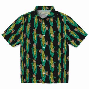 Ironworker Corn Motifs Hawaiian Shirt Best selling