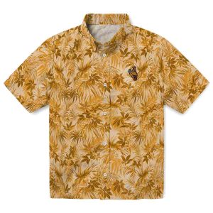Ironworker Leafy Pattern Hawaiian Shirt Best selling