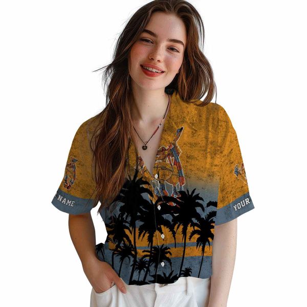 Ironworker Sunset Pattern Hawaiian Shirt Trendy