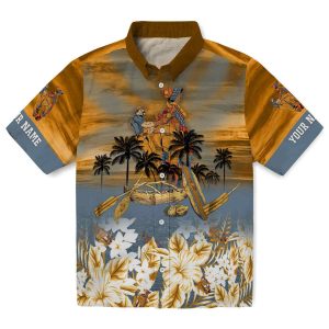 Ironworker Tropical Canoe Hawaiian Shirt Best selling