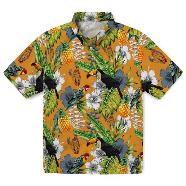 Ironworker Tropical Toucan Hawaiian Shirt Best selling