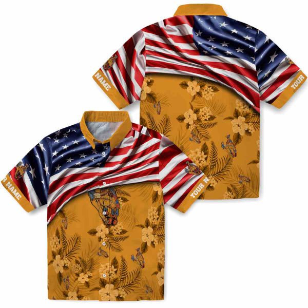 Ironworker US Flag Hibiscus Hawaiian Shirt Latest Model