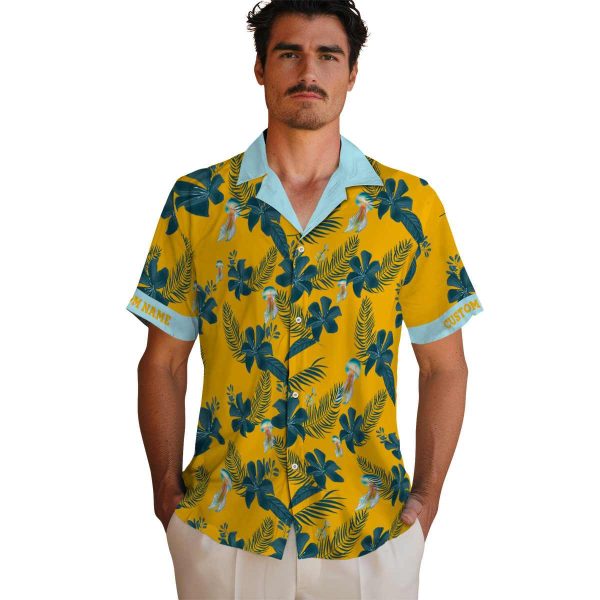 Jellyfish Botanical Print Hawaiian Shirt High quality