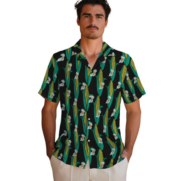 Jellyfish Corn Motifs Hawaiian Shirt High quality