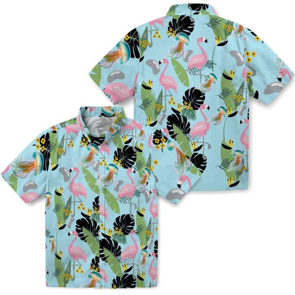 Jellyfish Flamingo Leaves Hawaiian Shirt Latest Model