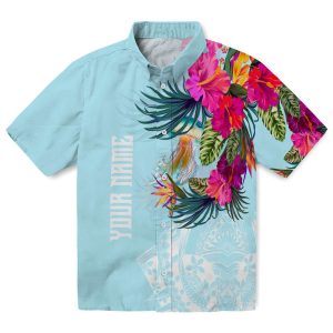 Jellyfish Floral Polynesian Hawaiian Shirt Best selling