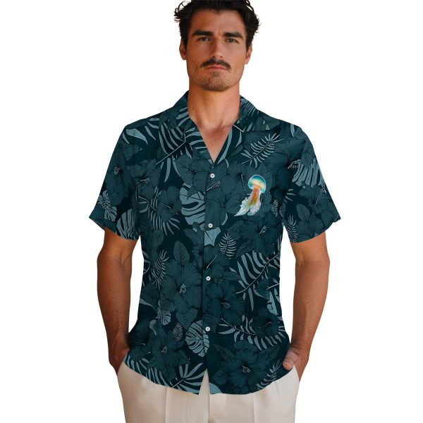 Jellyfish Jungle Vibes Hawaiian Shirt High quality