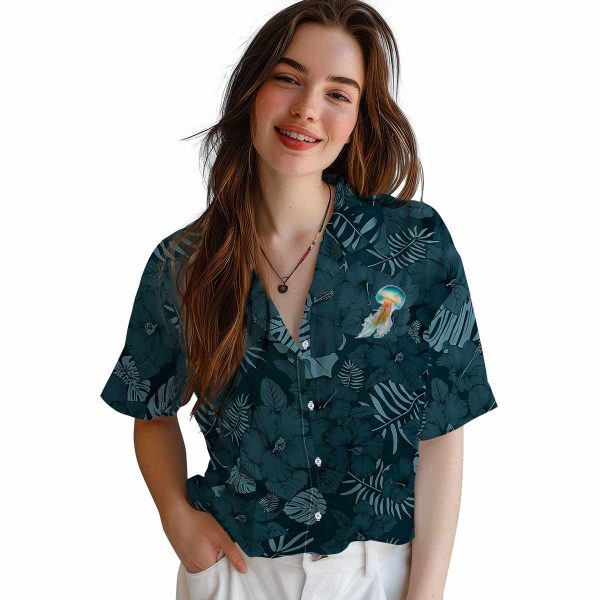 Jellyfish Jungle Vibes Hawaiian Shirt Trendy