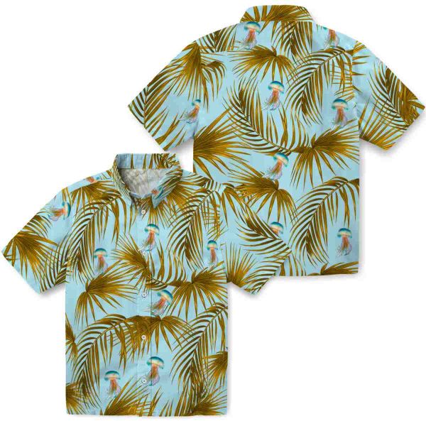 Jellyfish Leafy Palms Hawaiian Shirt Latest Model