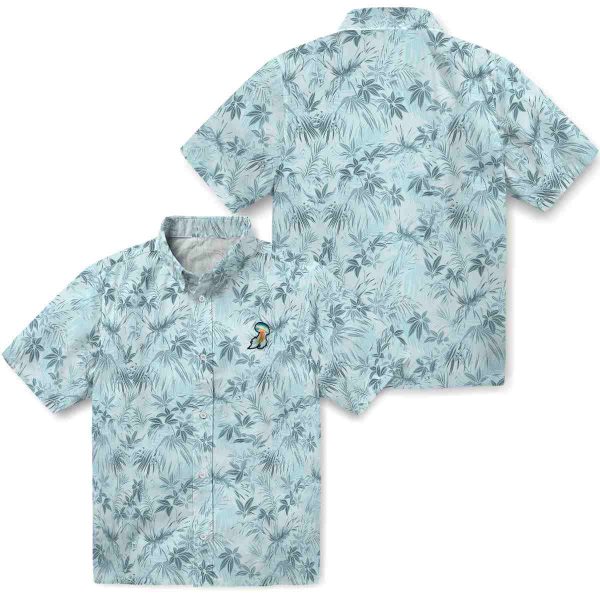 Jellyfish Leafy Pattern Hawaiian Shirt Latest Model