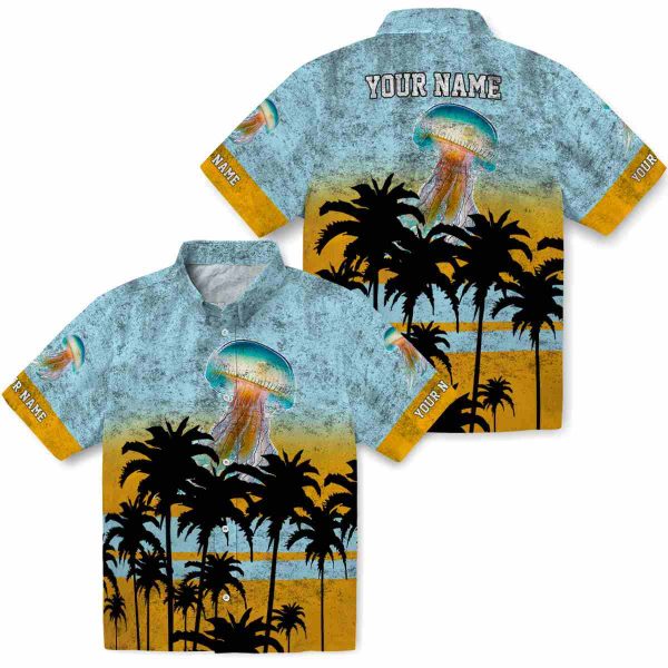 Jellyfish Sunset Pattern Hawaiian Shirt Latest Model