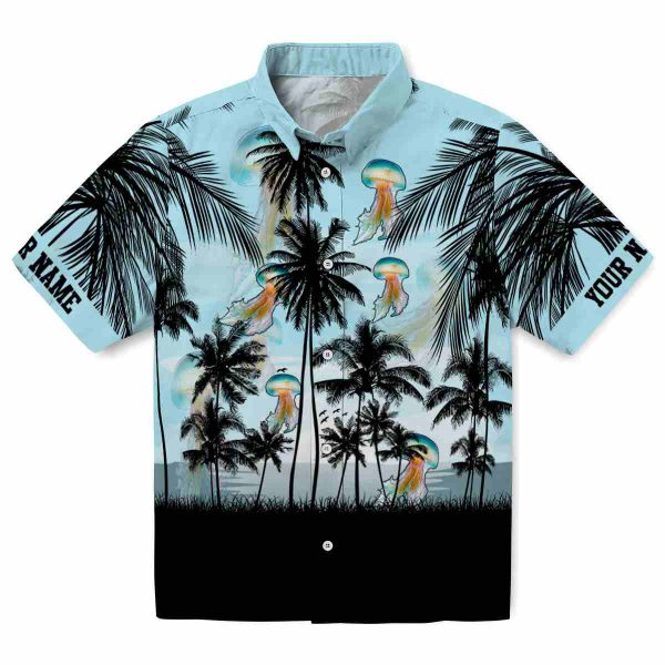 Jellyfish Sunset Scene Hawaiian Shirt Best selling