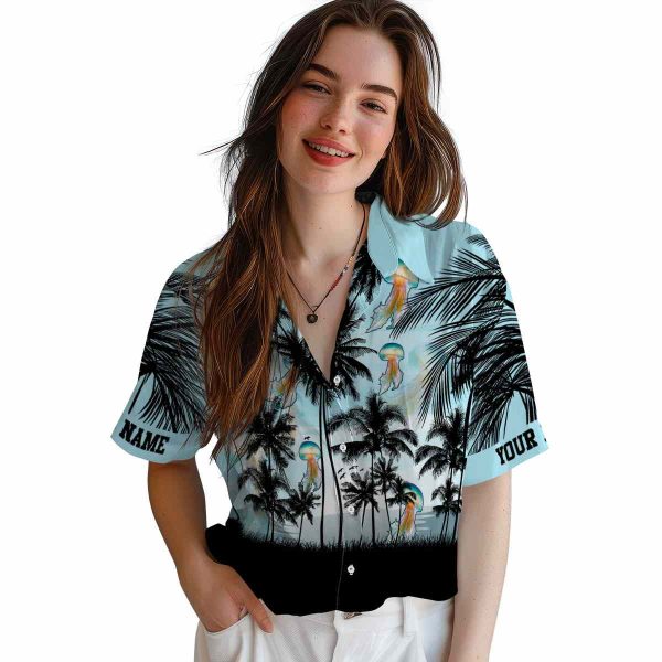 Jellyfish Sunset Scene Hawaiian Shirt Trendy