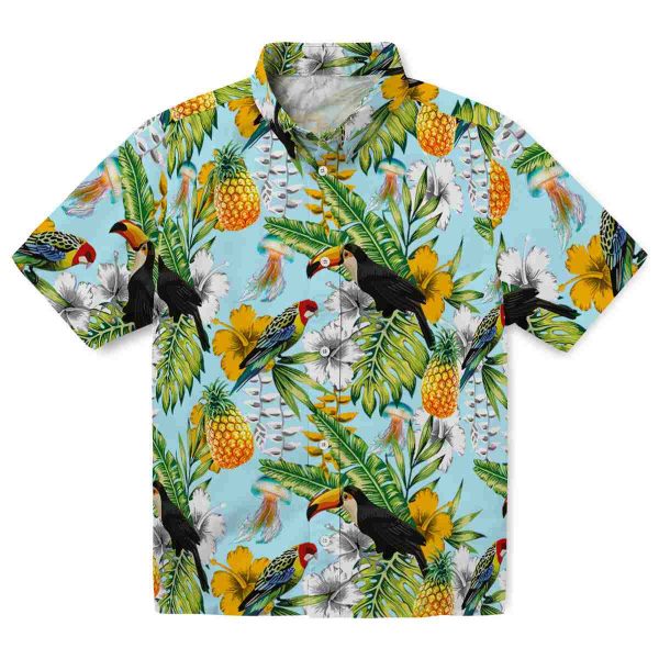 Jellyfish Tropical Toucan Hawaiian Shirt Best selling