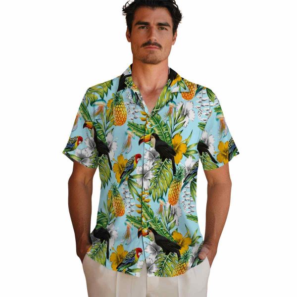 Jellyfish Tropical Toucan Hawaiian Shirt High quality