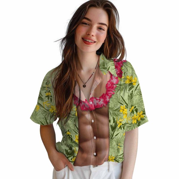 Lemon Chest Illusion Hawaiian Shirt Trendy