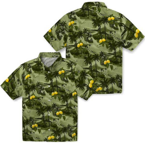 Lemon Coastal Palms Hawaiian Shirt Latest Model