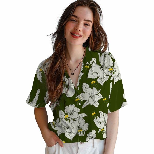 Lemon Hibiscus Blooms Hawaiian Shirt Trendy