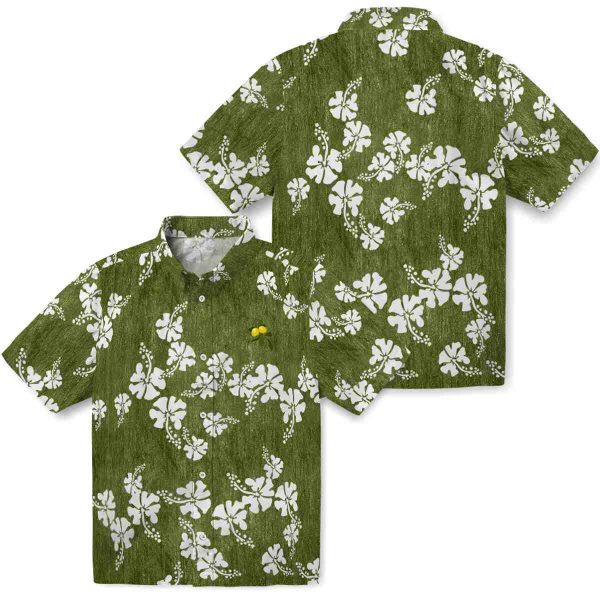 Lemon Hibiscus Clusters Hawaiian Shirt Latest Model