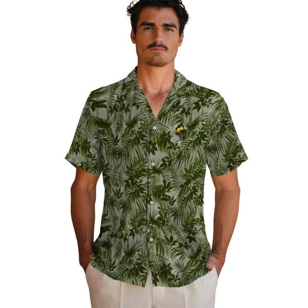 Lemon Leafy Pattern Hawaiian Shirt High quality