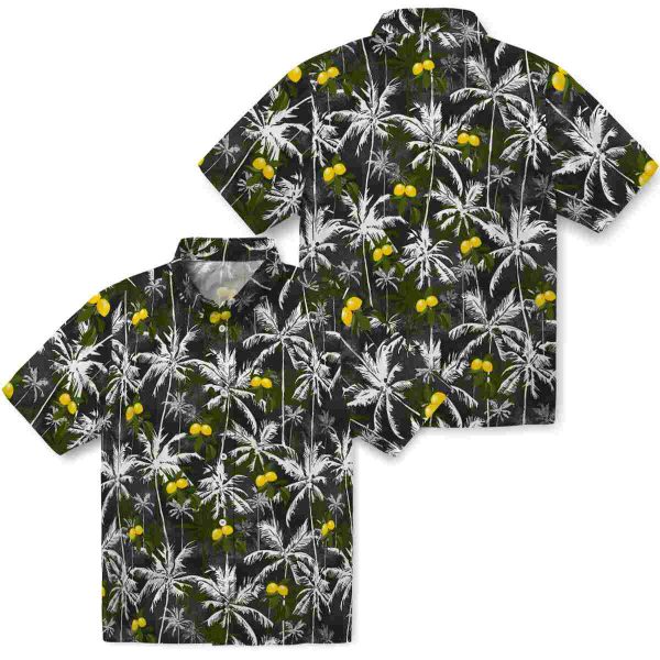 Lemon Palm Pattern Hawaiian Shirt Latest Model