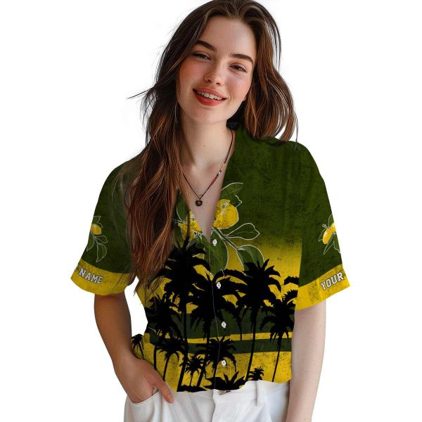 Lemon Sunset Pattern Hawaiian Shirt Trendy