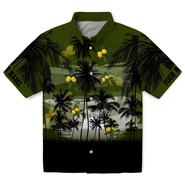 Lemon Sunset Scene Hawaiian Shirt Best selling