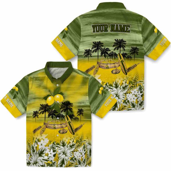 Lemon Tropical Canoe Hawaiian Shirt Latest Model