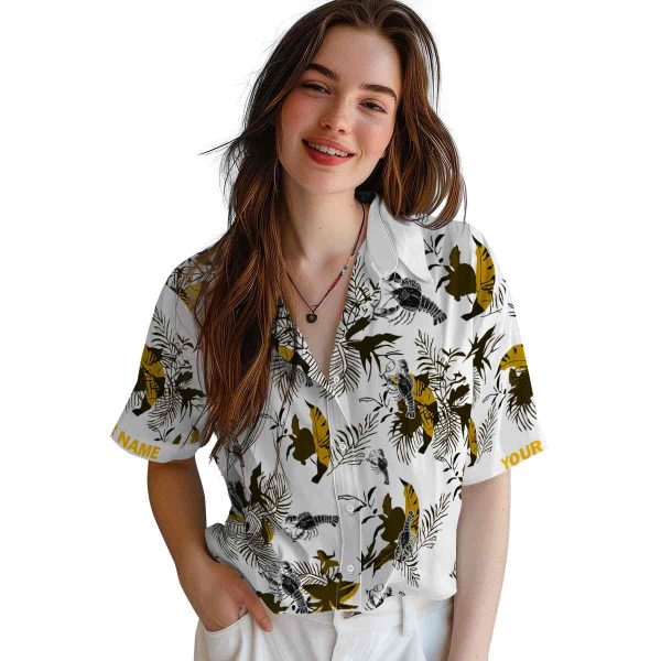 Lobster Botanical Theme Hawaiian Shirt Trendy