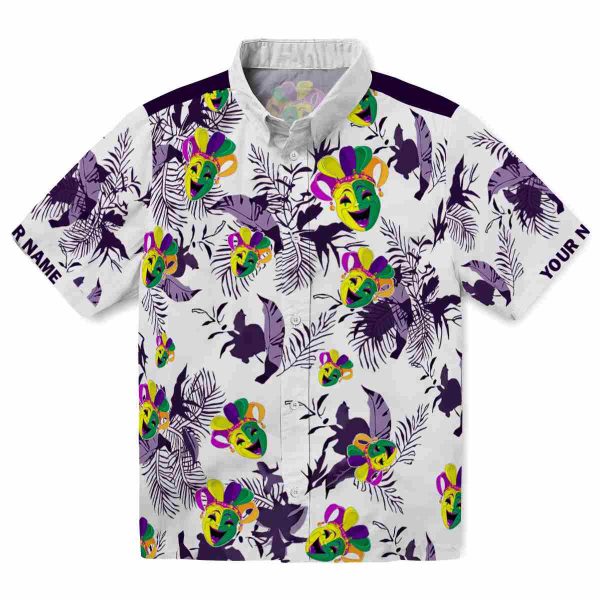 Mardi Gras Botanical Theme Hawaiian Shirt Best selling