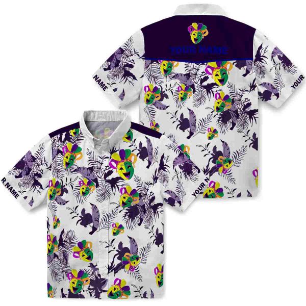 Mardi Gras Botanical Theme Hawaiian Shirt Latest Model