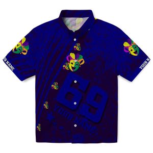 Mardi Gras Star Stripes Hawaiian Shirt Best selling