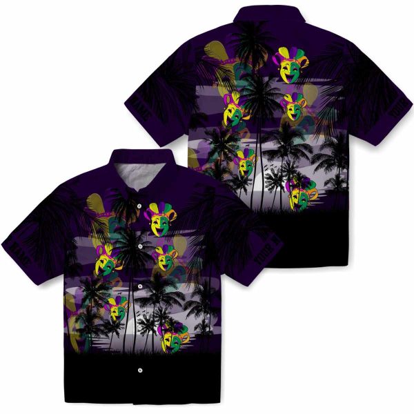 Mardi Gras Sunset Scene Hawaiian Shirt Latest Model